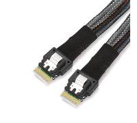 ChenYang CY SFF-8654 4i 38-Pin Host Macho a SFF-8654 38-Pin macho PCI-E Slimline SAS Cable de destino 40 cm