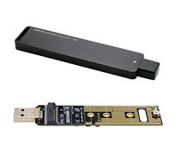 chenyang CY USB 3.0 a NVME M-Key M.2 NGFF SSD Externo PCBA Adaptador de Convector con Caja de disco flash Negro