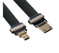 chenyang CYFPV - Cable alargador de micro HDMI a mini HDMI, FPC, 1080p, para FPV HDTV, multicóptero, fotografía aérea, 0,2 m