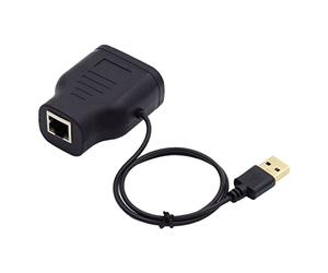 ChenYang Divisor RJ45 Adaptador Cat6 RJ45 8P8C Conector 1 a 2 HUB LAN Divisor Adaptador Switcher de Red Ethernet 100Mbps con Cable de Alimentación USB