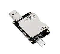 chenyang Lector de tarjetas de memoria USB 3.1 Gen 2 de 10 Gbps CF Express tipo B a adaptador USB 3.0/USB C