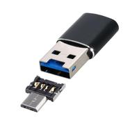 ChenYang Lector de tarjetas micro SD - USB 3.0 a Micro SDHC/SDXC/TF lector de tarjetas con adaptador micro USB OTG