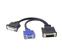 Chenyang DMS-59 macho a DVI 24+5 hembra y VGA RGA 15 pines hembra divisor extensión 15 cm