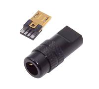 chenyang Micro USB DIY Conector, Aleación de Aluminio Micro USB 2.0 5 Pin Conector Reparación Conector Adaptador de Soldadura Reemplazo para Cable con Diámetro Exterior 4.0 - 6.0 mm