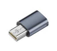 chenyang Mini DisplayPort Virtual Display Adapter Mini DisplayPort Monitor Dummy Plug, Headless Ghost Display Emulator, soporta 3840x2160 4K @ 17Hz con indicador de estado