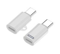 chenyang Paquete de 2 convertidores USB C a 8P USB C PD de 27 W de potencia 480 Mbps adaptador de datos compatible con teléfono, Android y tableta