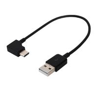 Chenyang Tipo C Cable USB-C a USB 2.0 Conector en ángulo Recto de 90 Grados para Tableta y teléfono móvil 20cm