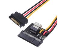 chenyang U.2 U.3 SFF-8639 SSD a tarjeta adaptadora de PCB SFF-8654 Slimline con cable de alimentación SATA de 5 V/12 V para NVME PCIe PCI-Express SSD