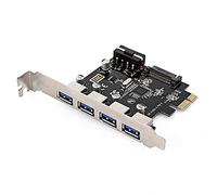 chenyang U3-038 CY - Adaptador de tarjeta de expansión PCI-E a USB 3.0 HUB PCI Express de 4 puertos para placa base