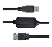 Chenyang Cy USB 3.0 a disco duro eSATA Adapter 6gbps, USB 3.0 a eSATA External Sata Converter Power eSATA 6gb / s a USB 3.0 Adapter eSATA plus USB 3.0 Adapter