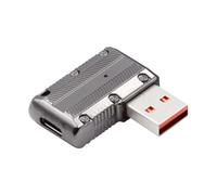 chenyang USB C a USB 3.0 datos 10Gbps potencia 120W adaptador de conector Mecha estilo Cyberpunk 90 grados tipo plano en ángulo izquierdo