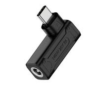 ChenYang USB C macho a DC 5.5x2.5mm hembra PD 140W 5V/9V/20V Adaptador convertidor de carga de ángulo de 90 grados con emulador PD