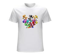 chenye Definite Myself - Camiseta para hombre Yoshi Group Art Members Design T-Shirt White, blanco, M