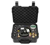 CHENYN Kit de Carga de acumulador de nitrógeno hidráulico, Kit de llenado de nitrógeno, Sistema de Prueba de presión de nitrógeno con medidores Digitales
