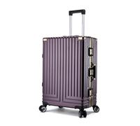 ChenYuNiu Madera de Viaje de Aluminio Madre de Aluminio Madera de 22 Pulgadas Ruedas universales Antiguo en Espesor de la maleza