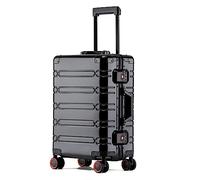 ChenYuNiu Maletas portátiles Maletas con Ruedas Light Luxury Luxury Large Capacidad Equipaje de Aluminio Magnesio Malas Malas de Viaje de Negocios Libra de Negocios