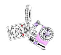ChenYuTe 925 plata Charm esterlina pulsera collar Charms, joyería, Compatible del día de la madre de Pandora Señoras pulsera collar