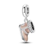 ChenYuTe Charms Abalorios 925 de plata Esterlina Colgante, Compatible con Pandora Europea pulsera y Collar de las Señoras