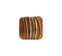 ChenYuTe Pulsera ajustable para mujer, juego de pulseras de cadena, un regalo de joyería sencillo y delicado para ella, ¡apto para llevar a diario!