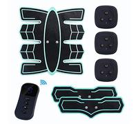 Chenzinan Control remoto inteligente cubierta estimulador del músculo abdominal de la aptitud masajeador masajeador (Color : Multi-colored)