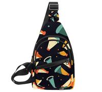 CHENZZZZ Cute Bee Honey Flower (11) Mochila bandolera lateral, Multicolor 16, 11.8x7x1.5in/30x18x4cm