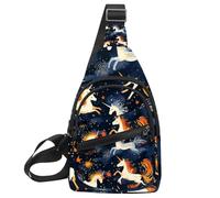 CHENZZZZ Cute Dino Cars (12) - Mochila bandolera cruzada para viajes, senderismo, bolsa de pecho para bolsos, bolsa de hombro para mujeres y hombres, Multicolor 11, 11.8x7x1.5in/30x18x4cm