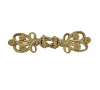 Cheongsam - Colgante de cinturón hueco con forma de hoja Cheongsam para disfraz tradicional chino Qipao, adorno de alambre dorado para Qipao