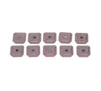 CHEOTIME 10 Uds insertos de torneado de carburo herramienta de torno CNC para herramientas de torno CNC de hierro fundido inoxidable de acero (SEET1203)