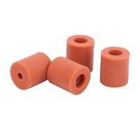 Cheotime 12 PCS Montados de cama sólido de silicona, impresora 3D Levantamiento de la cama de nivel de calor Piezas de columna de silicona a prueba de calor Nivelación de