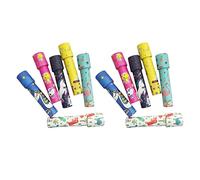 CHEOTIME 12 Piezas de Juguete de caleidoscopio clásico, Juguete de caleidoscopio con Lente de Espejo 3D clásico Largo Estirable para Descubrir Animales Ocultos, Regalo de Fiesta