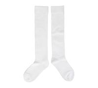 CHEOTIME 2 Pares de Calcetines de cercas Unisex, espesas algodón sin algodón de algodón Alto de algodón Alto Tubo Estiramiento de Manchas atléticas para Hombres Mujeres jóvenes para Epee (S) (M) (L)