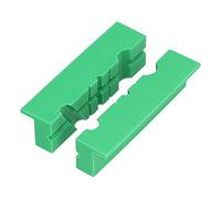 CHEOTIME 2 pares de cubiertas de mandíbula de banco de 4,5 pulgadas, almohadillas de retención magnética para mandíbula con diseño de ranuras de múltiples ángulos, mandíbulas (11,4 cm/4,5 pulgadas)