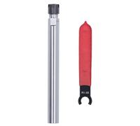 CHEOTIME 2 Unids/Set Varilla de Extensiones de Vástago Recto con Llave, Portabrocas de Acero al Carbono C16 40Cr Extensor de Vástago Recto Portaherramientas de Fresado CNC para