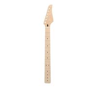CHEOTIME 22 Fret Replacement Maple Neck Fingerboard 18.7in for ST Style Guitar Parts Electric Guitar Neck 42mm Bone Nut Pre Drilled 10mm Tuner Holes Dual Action Truss Rod