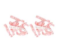 CHEOTIME 22 lazos para el pelo de la tribu de la novia, pulseras ajustables para despedida de soltera con letras doradas para el equipo de la tribu de la novia, novia para ser (Rosa Blanco HM2242302)
