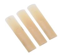 Cheotime 3 PCS Alto Saxofon Rushs, Alto Sax se apresuran al clarinete Bamboo Rushs Advanced Craft 2.5 Rush Saxophon Accessors para principiantes de saxofón y jugador (Color de madera)