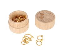 CHEOTIME 30 marcadores de puntada de gato para ganchillo, marcadores de puntada de ganchillo de metal con caja, marcadores de puntada de punto, marcadores de ganchillo,