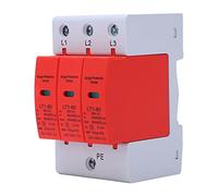 CHEOTIME 3P Protective Device, AC385V Voltage Arrester with 80kA Maximum Discharge Current, Compact for Electrical System Protection