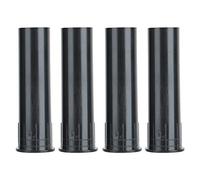 CHEOTIME 4PCS Altavoz subwoofer pequeño Tubo invertido 26 mm x 95 mm para Menos de 3 Pulgadas