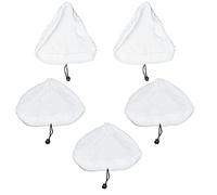 CHEOTIME 5 Piezas Almohadillas de Trapeador de Vapor Almohadillas de Limpieza de Microfibra Lavables Reutilizables Almohadillas de Repuesto Accesorios para Trapeador Steamboy X5 H20 S302
