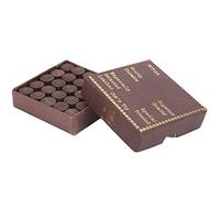 CHEOTIME 50pcs Consejos de señal de Billar de Billar, 11 mm de Snooker de Cuero Rojo Consejos de reemplazo de reemplazo de la Mesa de Billar y Billar de Cuero