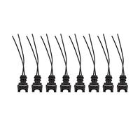 CHEOTIME 8 Piezas Conector de Inyector de carburante, EV1 Enchufe Arnés de Cables Cableado Pigtail Telar Clip Corte Empalme para Inyectores de carburante BO SCH EV1 RC Coche Camión