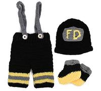 CHEOTIME Accesorios de fotografía para recién Nacidos, Trajes Suaves Hechos a Mano para niños y niñas, diseño Unisex, Conjunto de fotografía para recién Nacidos, Conjunto de