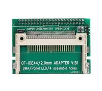 CHEOTIME Adaptador CF a IDE, Tarjeta de Memoria Compact Flash CF a Convertidor de Unidad de Disco Duro IDE Hembra de 2,5 Pulgadas y 44 Pines Tarjeta Adaptadora HDD SSD Verde para