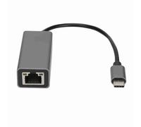 CHEOTIME Adaptador USB C a Ethernet, Controlador USB C a RJ45 Ethernet Gris Transmisión Estable Adaptador Tipo C Compatible con Pro para S9/S8/Note 9 (100 billones)