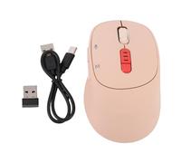 CHEOTIME AI Mouse, Escritura de Voz 6 en 1, traducción en Tiempo Real con Soporte GPT, dpi Ajustable inalámbrico ergonómico Recargable para Oficina en casa (Light Pink)