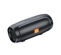 CHEOTIME Altavoz Bluetooth inalámbrico, Mini subwoofer portátil, Tarjeta de inserción, Disco Flash USB, Altavoz Bluetooth para Exteriores, automóvil, hogar, Escritorio, Oficina (Noir)