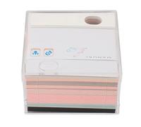 CHEOTIME Bloc de notas 3D, Bloc de notas de arte 3D, papel artesanal, castillo mágico con luz, papel rasgado, revela castillo, tarjetas de notas creativas, cubo de notas para