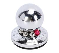 CHEOTIME Bola para Tomar Decisiones, Juguete de decisión de Escritorio de aleación de Zinc, Bola de Respuesta de la Fortuna, Regalo Interactivo para decoración de Escritorio de