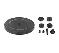 CHEOTIME Bomba Solar para Fuente de baño de pájaros, 7 V, 2,5 W, Flotante, con 8 boquillas, para Piscina, Parque acuático, jardín Privado.